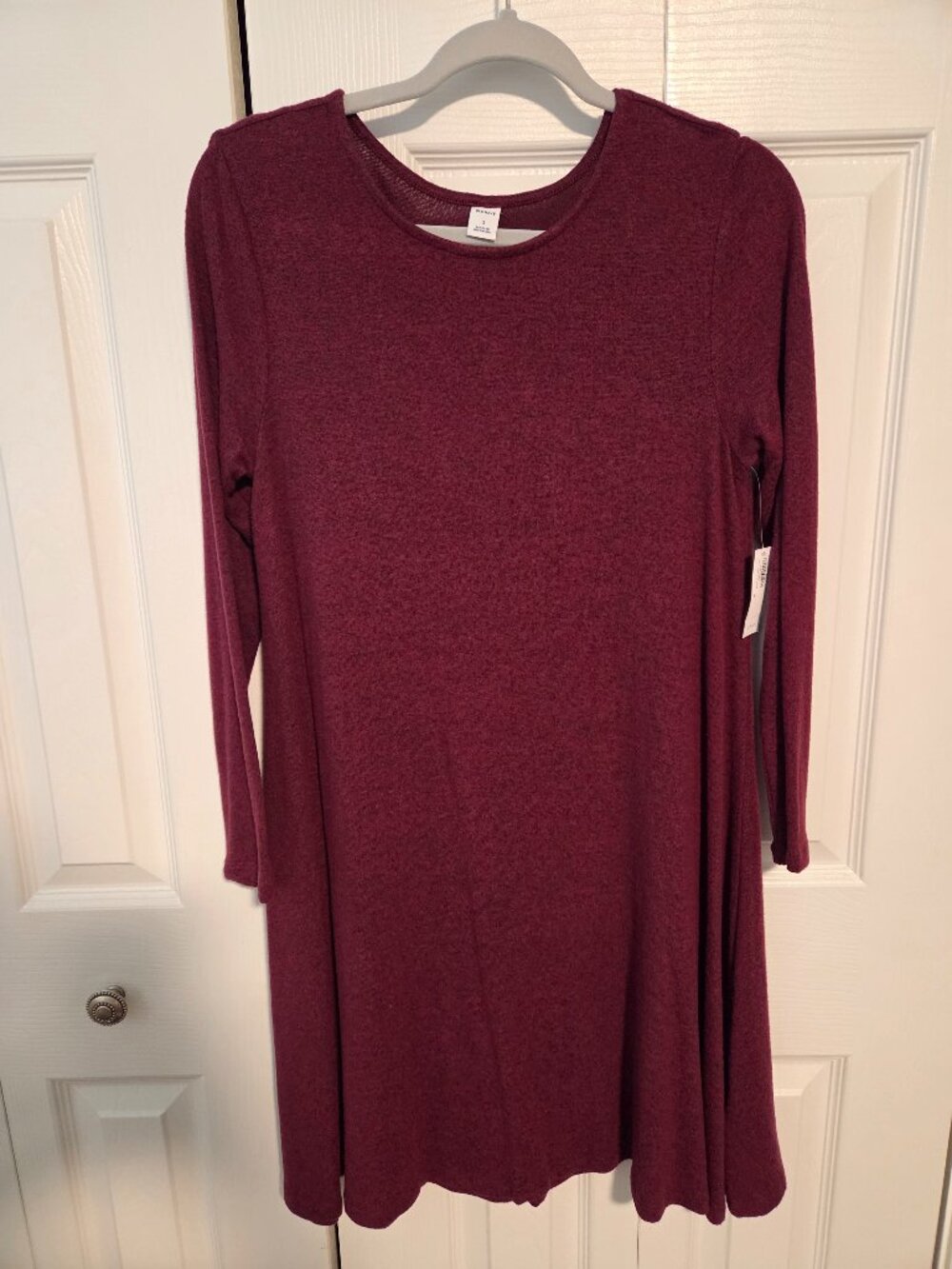 Burgundy dress